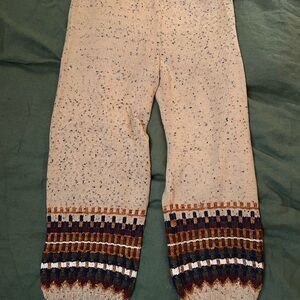 Misha and Puff fair isle pants XL